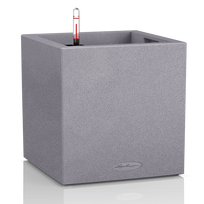 Vazonas su savaiminio drėkinimo sistema LECHUZA Canto Color Cube 40 gray, 13720