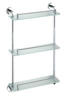 Trijų aukštų stiklinė lentynėlė Sapho X-ROUND XR608
