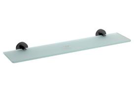 Stiklinė lentynėlė Sapho X-ROUND XB600, juoda