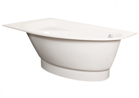 Žemas panelis voniai PAA Tre Grande 1700x1000mm, baltas