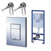 Potinkinis WC rėmas su nuleidimo klavišu Grohe 3in1 Rapid SL 38772001
