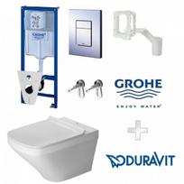 Potinkinis WC rėmas Grohe ir klozetas Duravit Durastyle 3882700+45510900A1