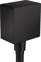 Jungtis potinkiniam dušui Hansgrohe FixFit Square 26455670, juodas matinis