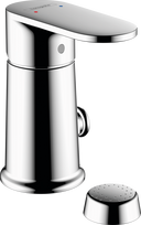 Bidė maišytuvas su vertikaliu purškikliu Hansgrohe Vernis Blend 71214000, chromo