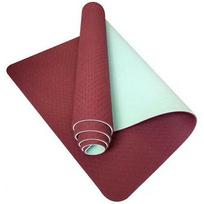 Treniruočių kilimėlis Mach 7 Yoga mat professional, bordo - pilkai mėlynos spalvos