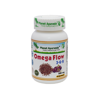 Maisto papildas Omega Flow 3-6-9, Planet Ayurveda, 60 kapsulių