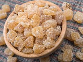 Džiovintas imbieras cukruotas, 1 kg