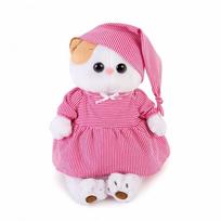 Pliušinis žaislas Katytė Li-Li  su rožine pižama 24cm, LK24-015, Budibasa