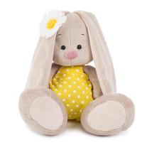 Pliušinis žaislas Zuikutė Mi su ramunėle 18cm, SidM-162, Budibasa