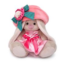 Pliušinis žaislas Zuikutė Baby su migdolo gėle 15cm, SidX-340, Budibasa