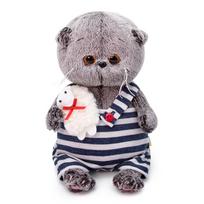 Pliušinis žaislas Katinėlis su ėriuku 20cm, BB-041, Budibasa