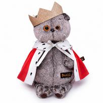 Pliušinis žaislas Katinas karalius 19cm, Ks19-159, Budibasa