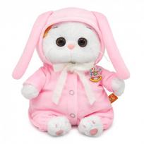 Pliušinis žaislas Katytė Li-Li baby su miego kostiumėliu 20cm, LB-065, Budibasa