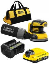 Ekscentrinis šlifuoklis Stanley SFMCW220D1S-QW; 18 V; 1x2,0 Ah akum.
