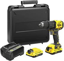 Suktuvas-gręžtuvas Stanley SFMCD710D2K-QW; 18 V; 2x2 Ah akum.