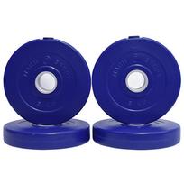 4 olimpinių diskų (51mm) MACH7, užpildytų kompozitu, komplektas (4 vnt. x 5 kg)