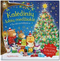 Kalėdinių lobių medžioklė. Su erdvine eglute ir atvartėliais