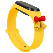 Fusion Accessories Xiaomi Mi Band 5/ 6 geltoni kalėdiniai varpeliai