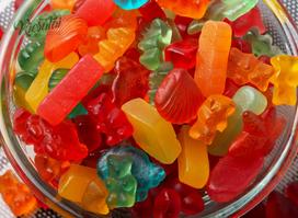 Guminukų mišinys be cukraus su saldikliu, 1 kg