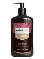 ARGANICARE Šampūnas su argano ir kokosų aliejais, 400 ml