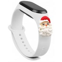 Fusion Accessories Xiaomi Mi Band 5/ 6 White Xmas Santa