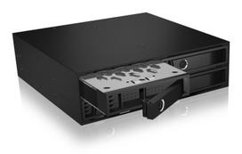 RaidSonic ICY BOX Backplane 4x2.5 SAS/SATA HDD 1x5.25 lizde MiniSAS Host 12Gbit/s Juodas