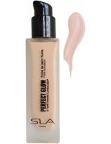SLA Paris drėkinamasis makiažo pagrindas, Pinky Porcelain SLA Paris Fluid Foundation Perfect Glow 30ml