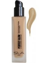 SLA Paris drėkinamasis makiažo pagrindas, Golden Tan SLA Paris Fluid Foundation Perfect Glow 30ml