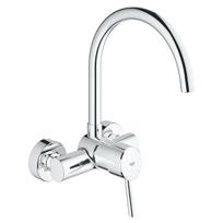 Sieninis virtuvės maišytuvas Grohe Concetto 32667001, chromo