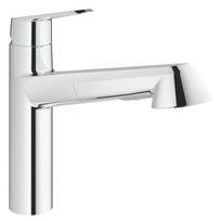 Plautuvės maišytuvas su ištraukiama žarna Grohe Eurodisc Cosmopolitan 32257002, chromo