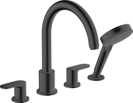 Maišytuvas Hansgrohe Vernis Blend 71456670, juodas matinis, montuojamas į vonios kraštą