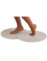 Pollie neaustinės medžiagos apvalus kilimas baltas d35cm Pollie 50vnt