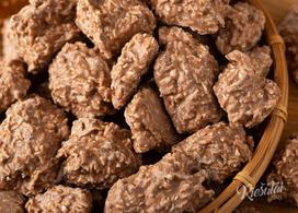 Kokoso drožlių skaniukai, aplieti pienišku šokoladu, 1 kg