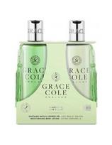 Grace Cole rinkinys, dušo želė ir kūno losjonas, greipfrutas, žalioji citrina ir mėta Grace Cole 2x300ml