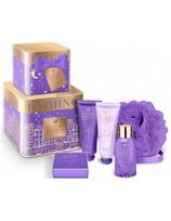 Grace Cole rinkinys, dušo želė, kūno kremas, rankų kremas, vonios perlai ir kempinė, levanda Grace Cole 3x50ml, 80g