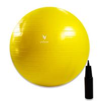 Mankštos kamuolys su pompa, 75cm YellowSport