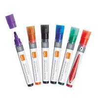 Baltos lentos žymekliai NOBO Liquid Ink, 6, LVPNBO5028252139663