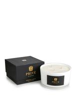 PRIVE HOME Žvakė, 580 g (bergamočių, rozmarinų, baziliko, gėlių, medienos ir OUD kvapo)
