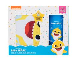 Pinkfong  Baby Shark vonio rinkinys,  vonios putos 250 ml + prausimosi pirštinė