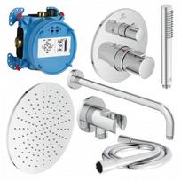 Potinkinės termostatinės dušo sistemos komplektas Ideal Standard CeraTherm T100, A7573AA, chromo