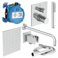 Potinkinės termostatinės dušo sistemos komplektas Ideal Standard A7572AA, chromo