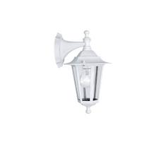 EGLO 22462 - Sieninis lauko šviestuvas IP44 LATERNA 5 1xE27/60W/230V baltas