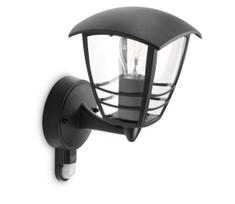 Philips 15388/30/16 - Sieninis lauko šviestuvas su jutikliu CREED 1xE27/60W