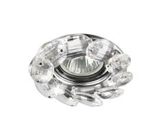 LUXERA 71073 - įleidžiamas lubinis šviestuvas CRYSTALS 1xGU10/50W/230V
