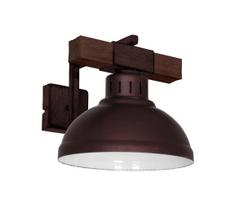 Sieninis šviestuvas HAKON 1xE27/60W/230V tamsus
