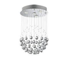LUXERA 62413 - Tvirtinamas krištolinis sietynas XAVER 4xGU10/50W/230V
