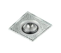 LUXERA 71092 - Įleidžiamas šviestuvas ELEGANT GLASS FIX GU10/50W/230V
