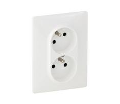 Legrand 753186 - Namų kištukinis lizdas VALENA LIFE 250V/16A 2x2P+T baltas