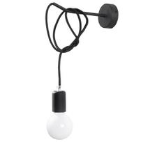 Sieninis šviestuvas EDISON 1xE27/60W/230V juoda