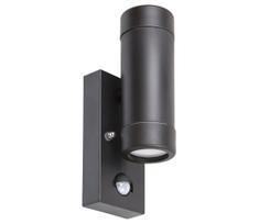 Rabalux 8835 - Lauko sieninis šviestuvas su jutikliu MEDINA 2xGU10/10W/230V